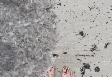 Fotografia - Pé na areia 
